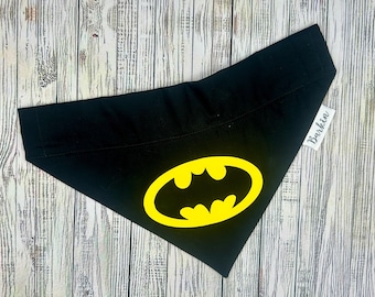 Bat Hero Over the Collar Dog Bandana