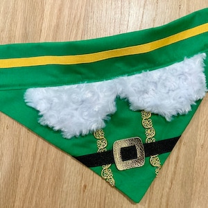 Elf Friends Over the Collar Dog Bandana