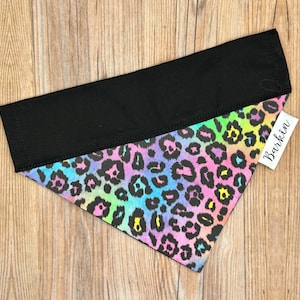 Lisa Cheetah Over the Collar Dog Bandana