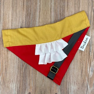 Live Action Gaston Over the Collar Dog Bandana
