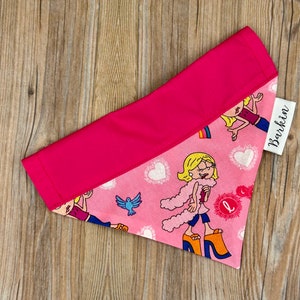 Lizzie Cartoon Over the Collar Dog Bandana