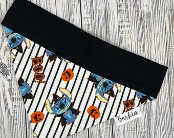 Hawaiian Alien Halloween Over the Collar Dog Bandana