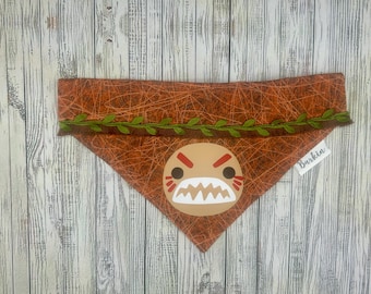 Angry Coconut Over the Collar Dog Bandana