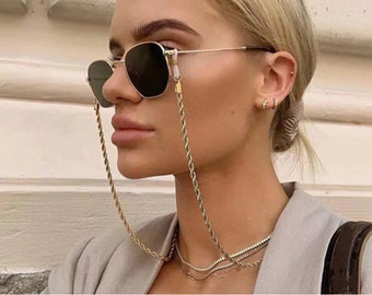 Shine Bright with Our Gold Glasses Chain – Secure Your Eyewear and Masks in Style! 30 Days Guarantee Inside. Shop Now!