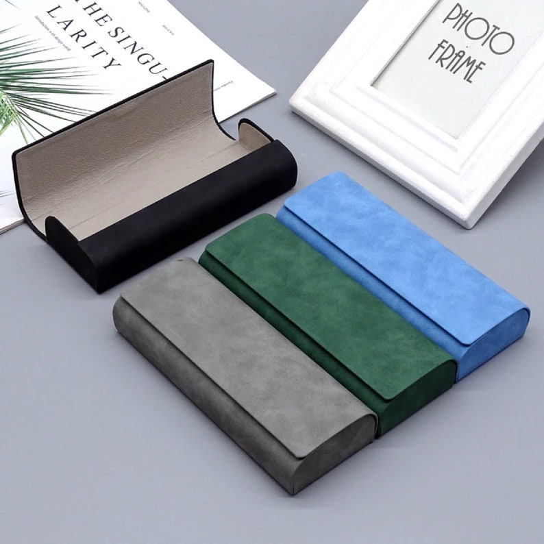 Hard Glasses Case / Reading Glasses Holder / Sunglasses Case / Etsy