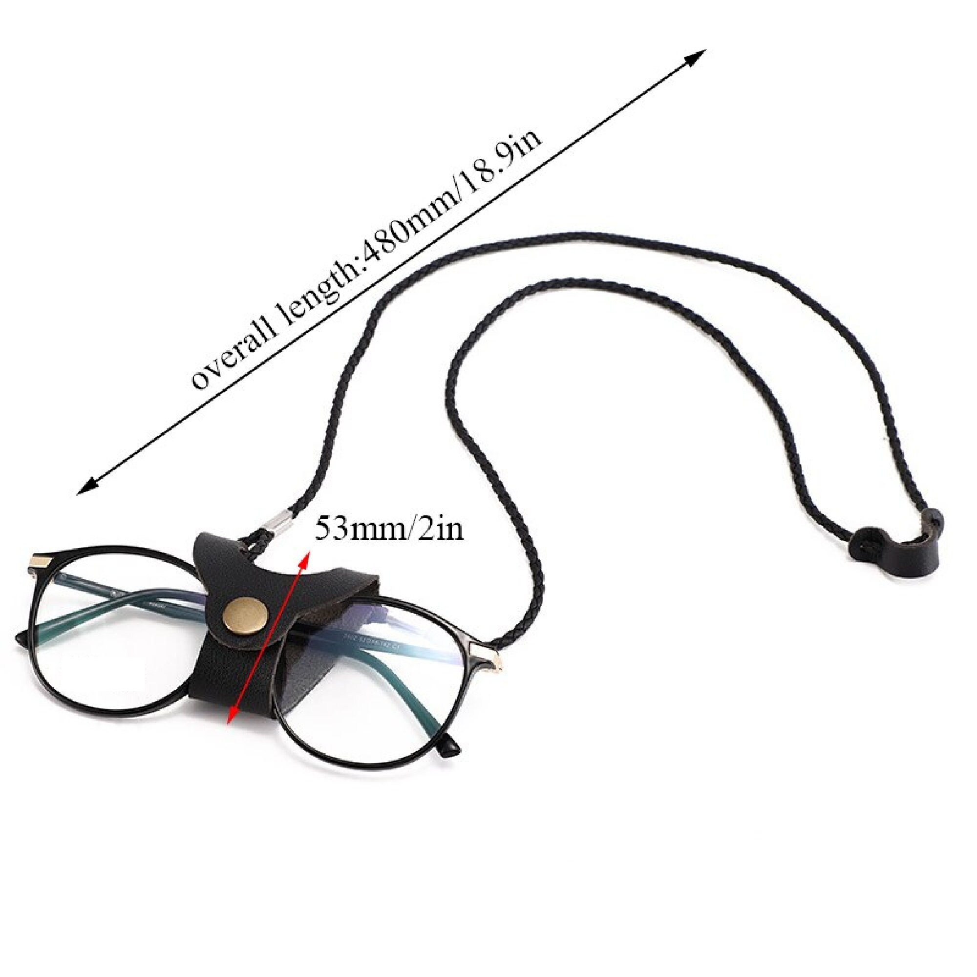 Hanging Glasses Holder Strap Reading Glasses Case Slim Neck Etsy