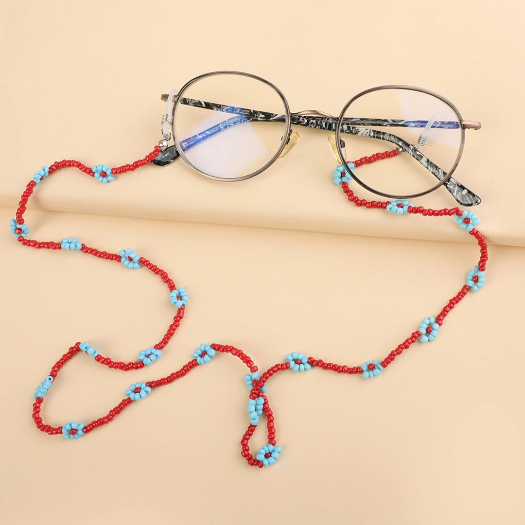 Beaded Glasses Chain, Eyeglass Chain, Sunglasses Holder, Glasses Cord