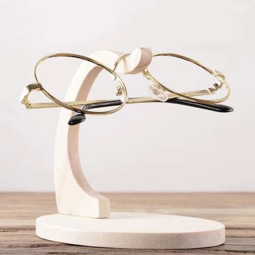 Wooden Eyeglasses Holder Glasses Stand From Wood Stand for Etsy