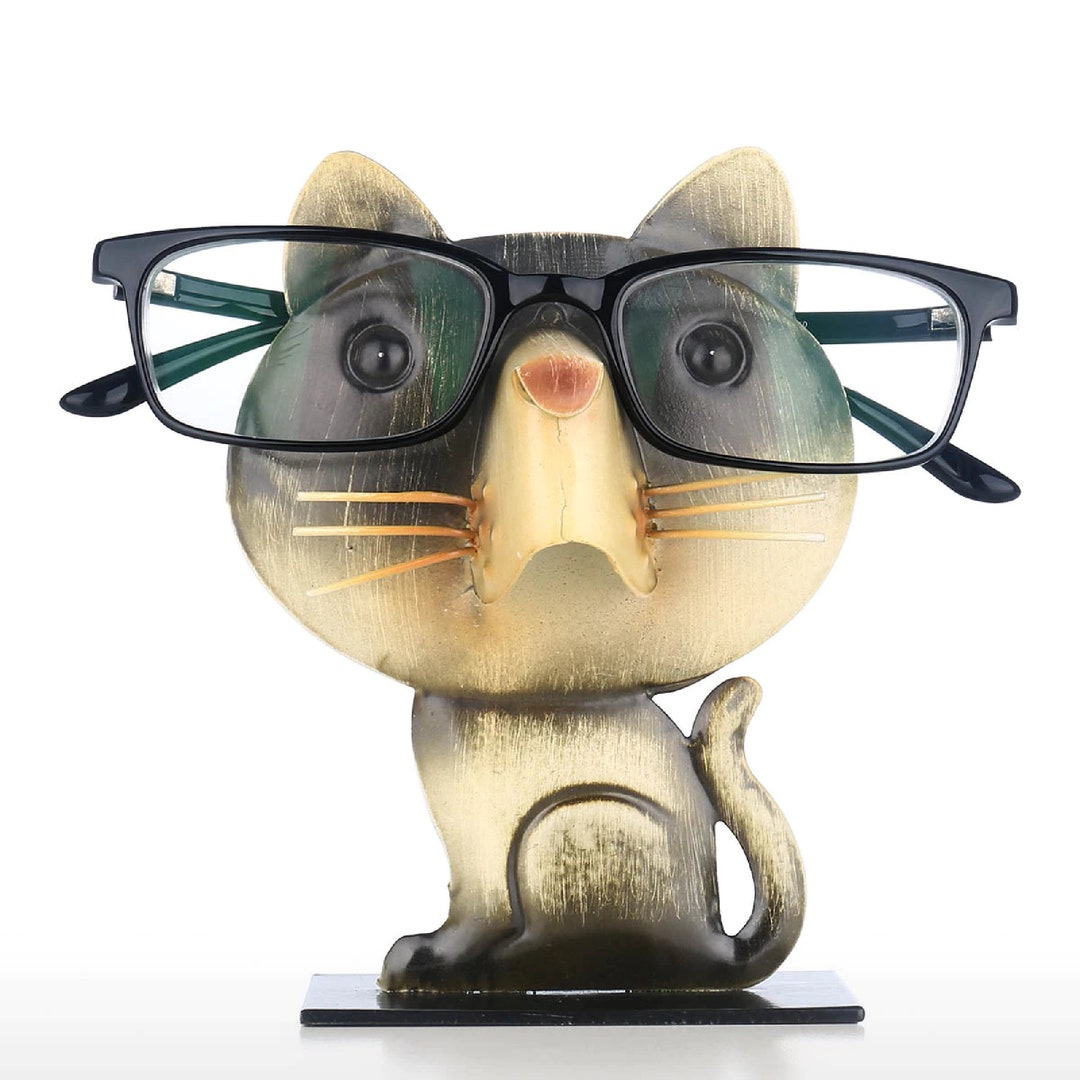 Cat Eyeglass Holder Cat Stand Office Stand for Glasses Etsy