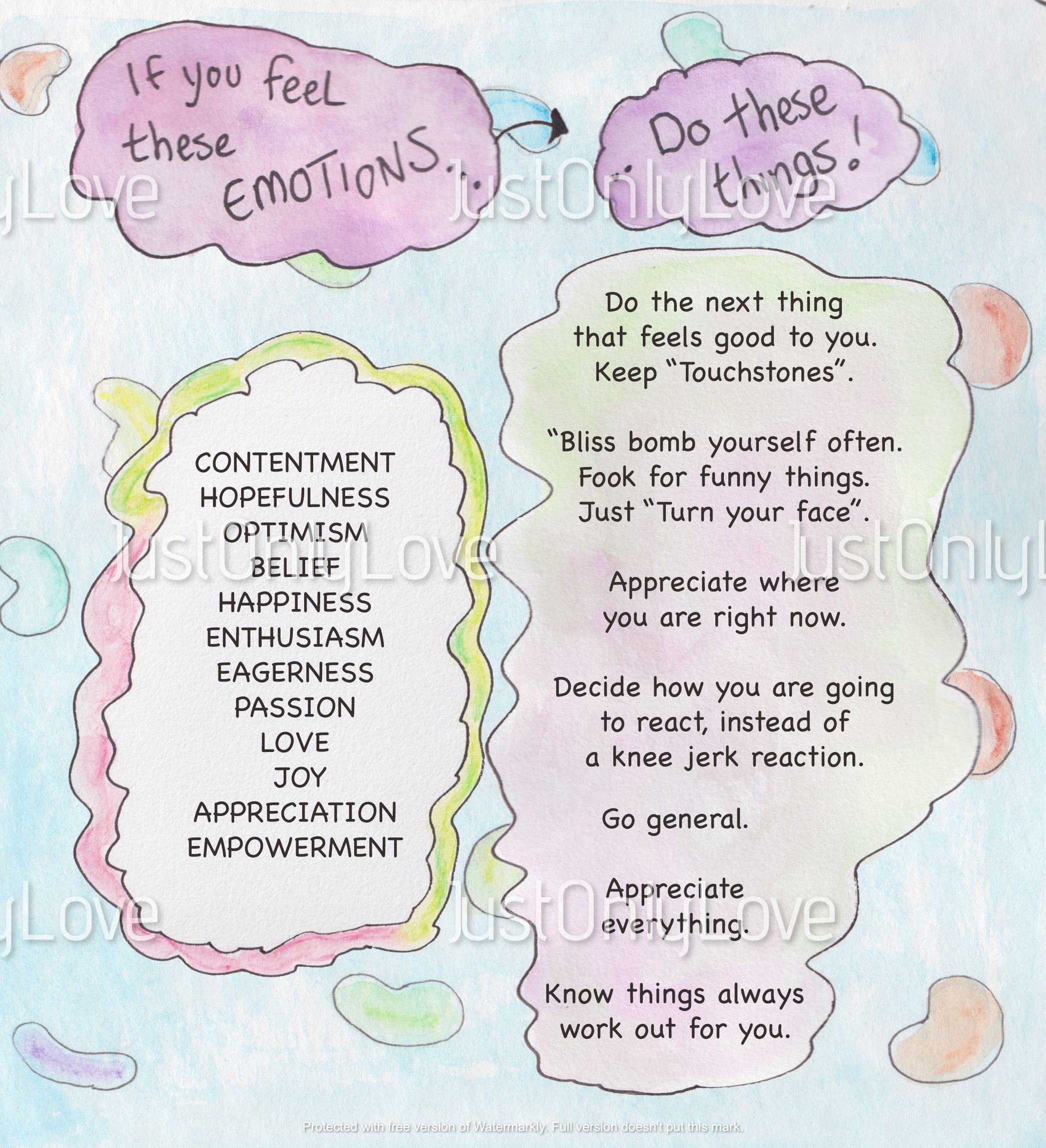 Three Levels in the Emotional Guidance Scale (chart Bundle) - Etsy