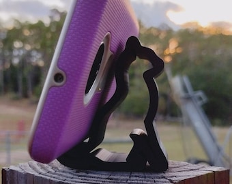 Soporte para teléfono con forma de gatito - Organización del escritorio