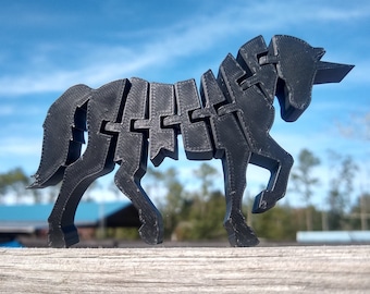 Juguete infantil de unicornio flexible