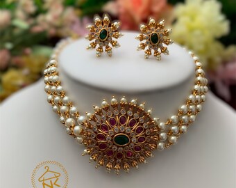 Kundan Choker small chokers dainty chokers