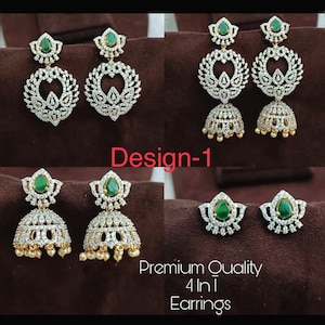 Jhumkas/jhumkis/temple jewellery/indian traditional earrings/imitation earrings/pretty earrings/kemp jhumkas/Matte jhumkas/pearl kundan