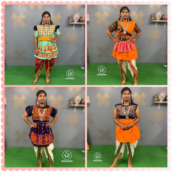 Red Colourful Navaratri Lehenga | Navratri dress, Dandiya dress, Designer  lehnga choli