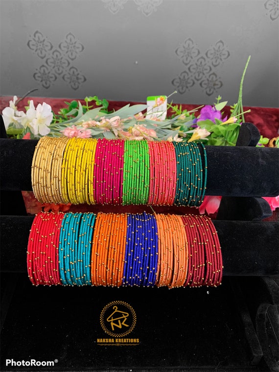 Top 51+ Silk Thread Bangle Designs | WeddingBazaar