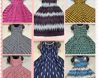 Women Ikkat kurtis/ikkath kurtis/ikkath frocks/kurtis/long kurtis/cotton kurtis/elbow sleeve kurtis/handmade kurtis