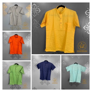Kurtas/Slub cotton kurtas/ethnic wear/Traditional wear/Occasional wear/Kurtas for him/Mens kurtas/Indian kurtas/shirt kurtas/Jeans kurtas