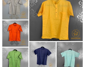 Kurtas/Slub cotton kurtas/ethnic wear/Traditional wear/Occasional wear/Kurtas for him/Mens kurtas/Indian kurtas/shirt kurtas/Jeans kurtas