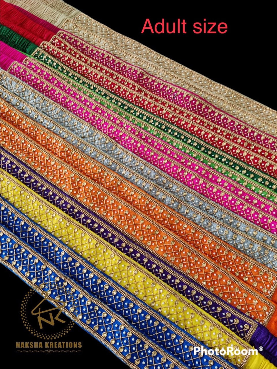 Saree Belts/maggam Work Belts/hip Belts/waist Belts/ Vaddanam/ Traditional  Belts/indian Belts/ Half Saree Belts/embroidery Belts -  Hong Kong