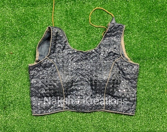 Readymade saree blouses/Mirror blouses/saree blouses/Indian saree blouses/Fancy blouses/Raw silk blouses/Crop tops/Lehenga blouse