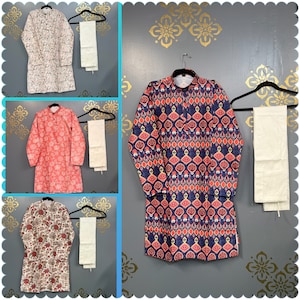 Men&#39;s digital print kurtas/Mens ethnic wear/Mens floral kurtas/Mens indian kurtas/mens wear/Mens rawsilk kurtas/Mens kurta pyjama set