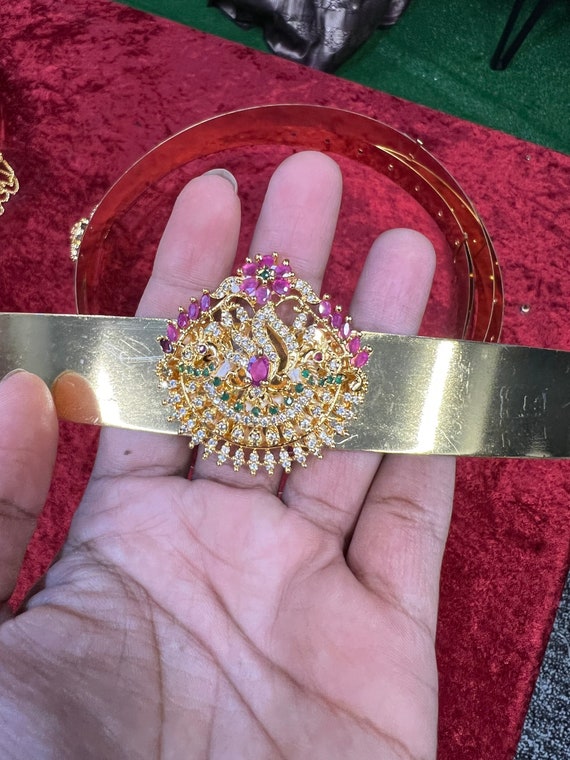 Gold waist belt for saree hotsell