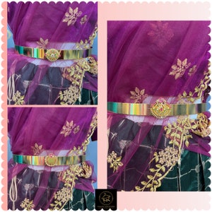 Gold belts/Gold Saree belts/Gold waist belts/Indian saree belts/Solid saree belts/Vaddanam/Gold vaddanam/Hip belts/Waist belts/Fashion belts