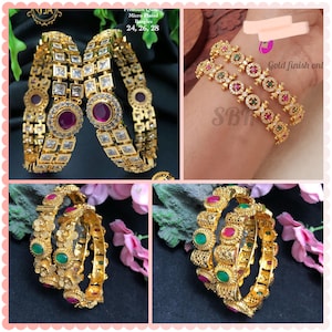 ruby bangles/kemp bangles/emerald bangles/kada bangles/gold bangles/indian bangles/CZ stone bangles/women bangles/bangle bracelete