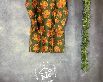 Mens floral kurtas/mens ethnic wear/digital print kurtas/floral kurtas/indian kurtas/mens wear/rawsilk kurtas/kurtas/kurtas for men