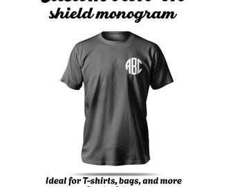 Custom Iron On Monogram 3 letters