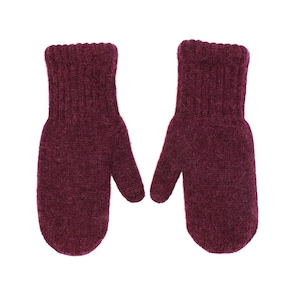 Bouclé Lined Alpaca Mittens made in the USA!