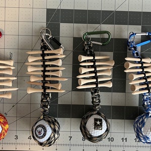 Paracord Military Golf Tee Holder