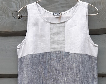 Linen dress | Dress with pockets | Pure linen | Women's clothing | Sleeveless dress | Summer dress |