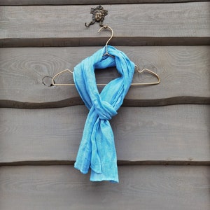 Linen scarf | Natural scarf | Linen scarf summer | Off white scarf | Gauze linen scarf | Linen shawl | Linen scarves | Natural linen