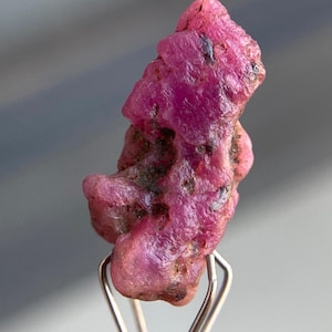 NO HEAT RARE 6.25 ct Natural Certified Burmese Ruby , Specimen Ruby , Cabbing Ruby ,Ruby From Burma Mines Rough Ruby