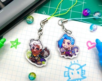 Jinx Leather Wallet - Cyberpunk Card Holder - 2077 - Edgerunner