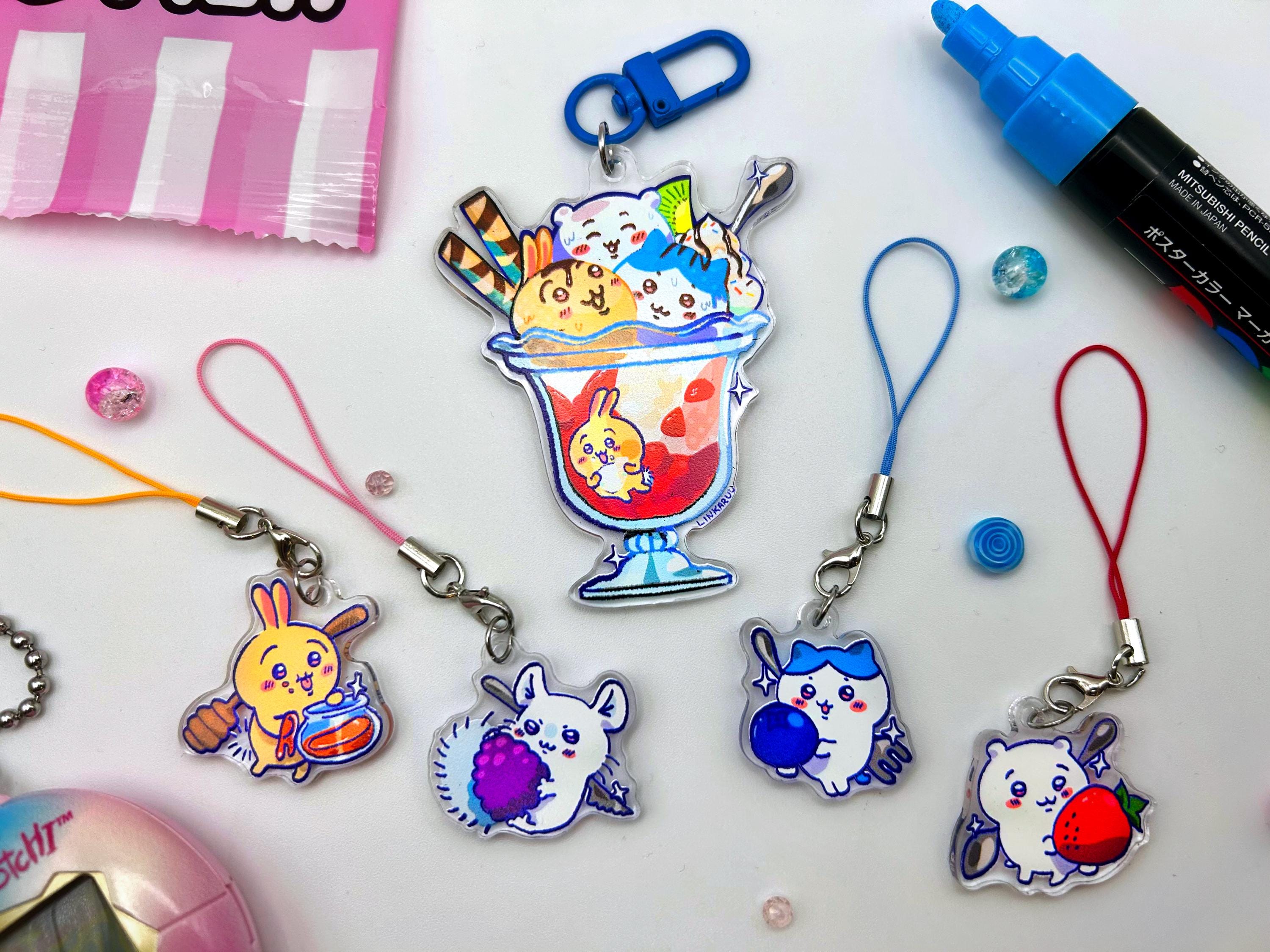 スマホアクセサリー Chiikawa Phone Charm ChiiKawa | ChiiKawa Hachiware Usagi Small Plastic Doll Phone