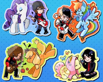 pegatinas de ponis emo