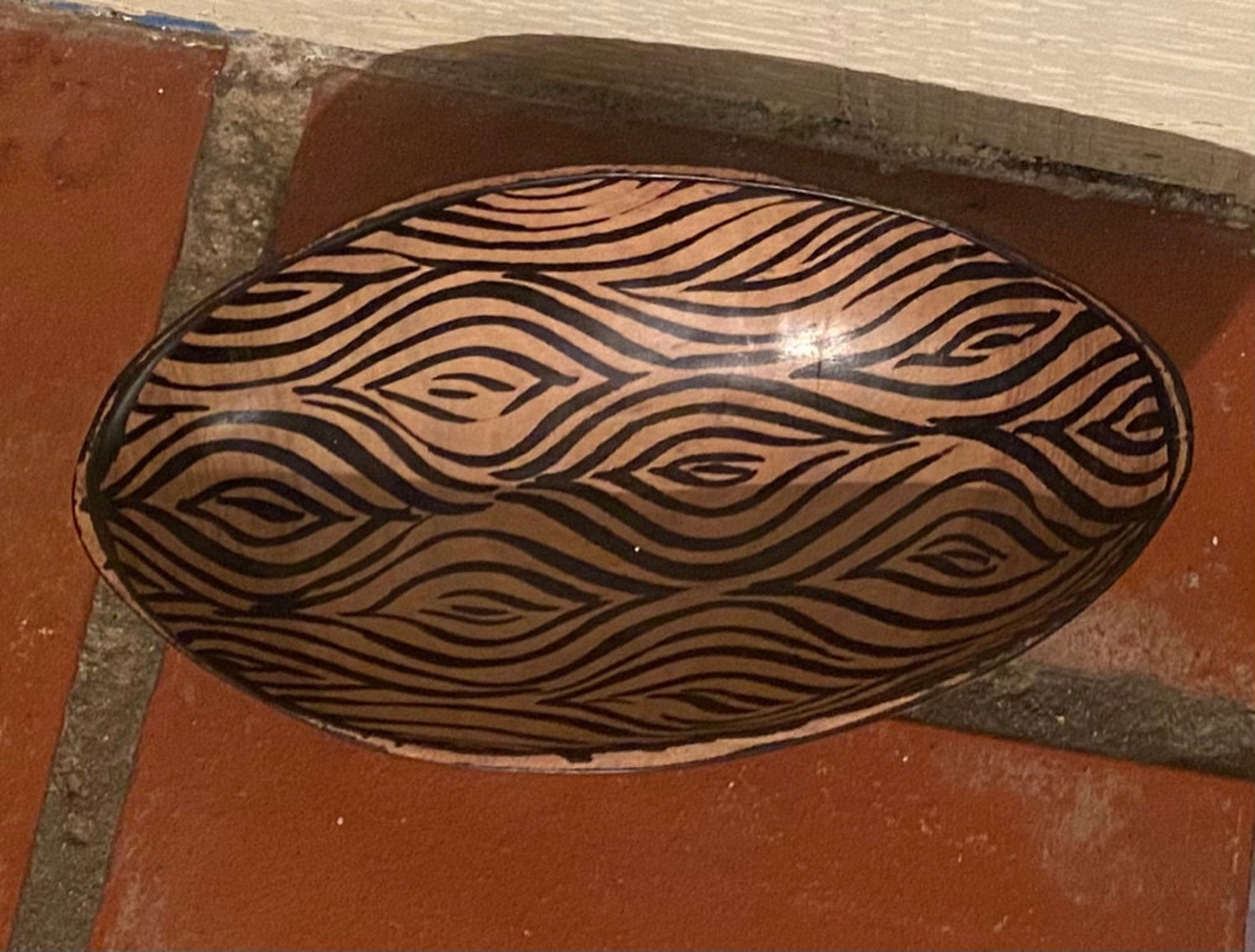 Decorative Zebra bowl Etsy