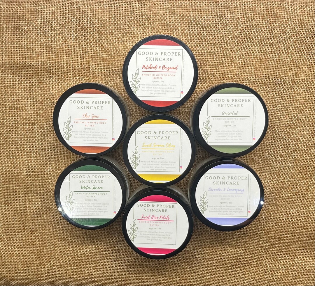 Whipped Organic Body Butter Whipped Body Butter Non Greasy 2oz Etsy