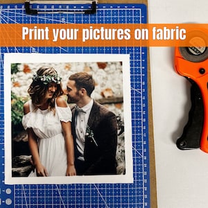 Your Photos on Fabric, Memory QuiltBlocks, Picture quilts, Print your pictures on fabric for memories and crafts, Custom Photo Quilt Squares