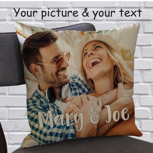 Custom Photo Pillow Case Add Picture Personalized Throw Pillow Linen- Home Décor Housewarming Christmas Gifts, Pet Pillow, Your photo pillow