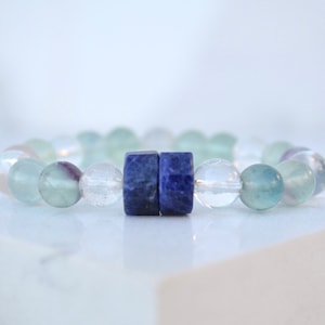 Fluorite, Clear Quartz  with Sodalite