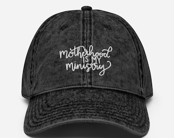 Motherhood Is my Ministry Baseball Hat, Christian Mom Hat, Christian Hat, Love Jesus Hat, Embroidered Hat, Faith Hat, Jesus Hat