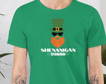 Shenanigan Squad shirt, St. Patrick's Day shirt for Men, St. Patty's Day shirt, Shamrock Shirt, Irish, Shenanigans shirt