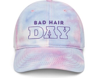Bad Hair Day Tie Dye Baseball Hat Hats 