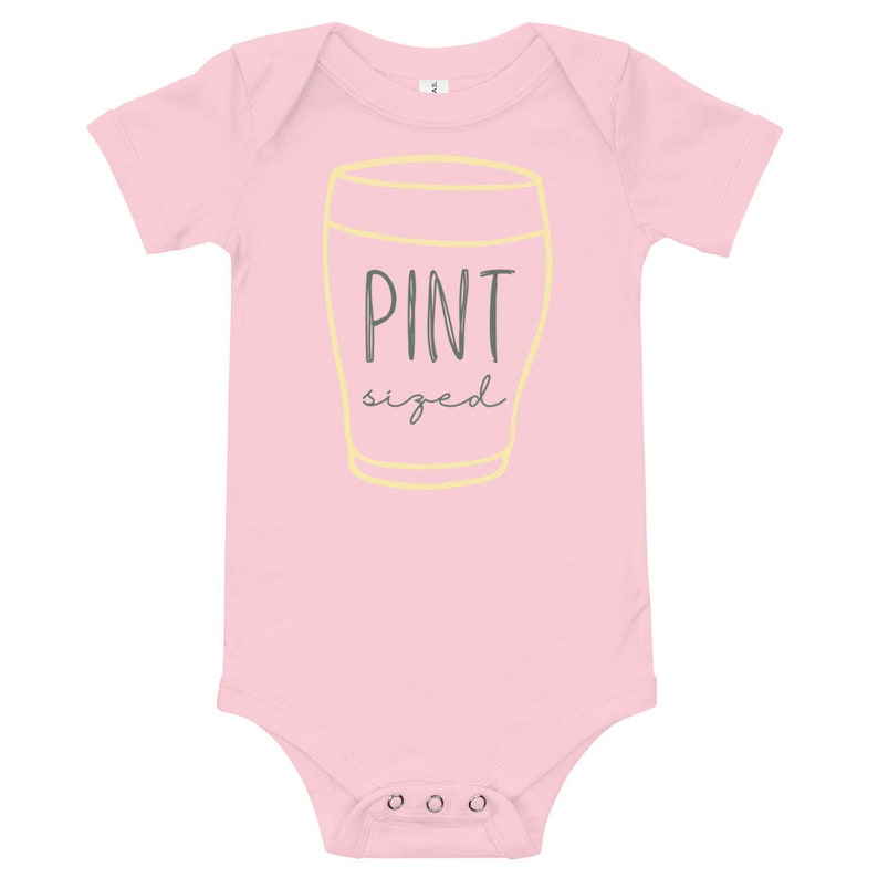 Pint Sized Baby Short Sleeve One Piece Half Pint Baby Onesie Etsy