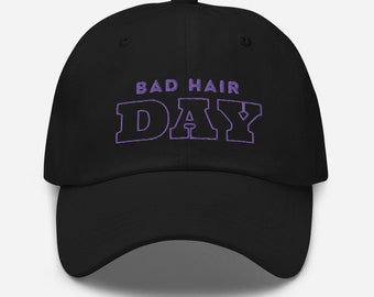 Bad Hair Day Baseball Hat, Hats for Her, Bad Hair Day Embroidered Hat, Messy hair hat, Mom Hat, Gift for Her