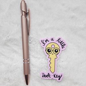 I'm a Little Door-key Cute Vinyl Decal Sticker, Dorky Sticker, Water ...